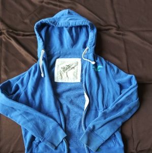 Blue hollister jacket